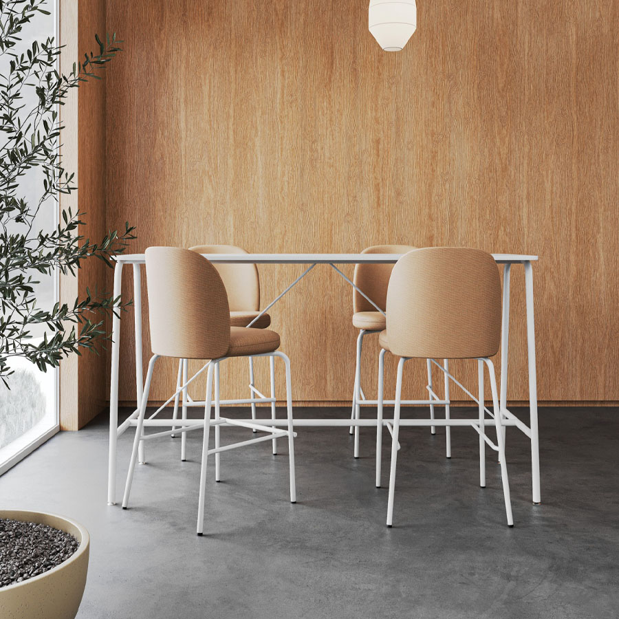 Bejot Flos FS K Barhocker | Vierfußgestell | verschiedene Größen | Konfigurator