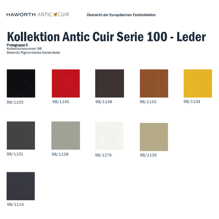 Lederkarte Haworth