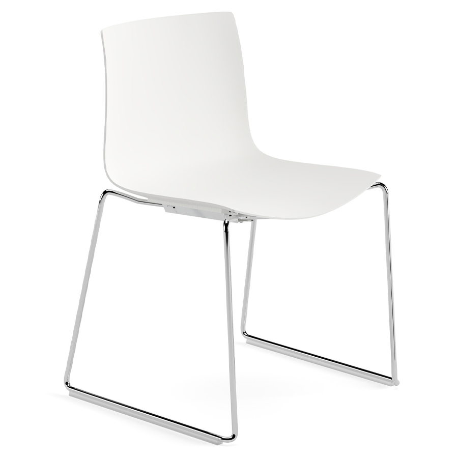 Arper CATIFA 46 0502 (RE) | einfarbig | Kufengestell | Esszimmerstuhl | Outdoor geeignet