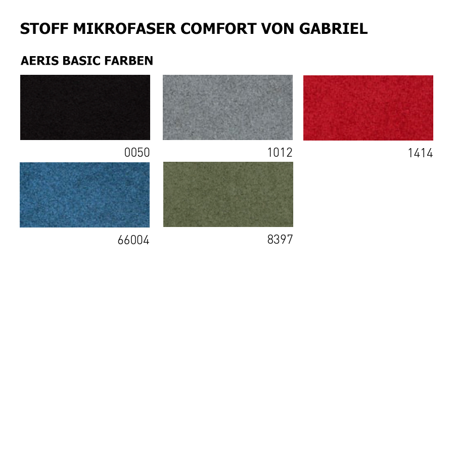Stoff Mikrofaser Comfort von Gabriel - Übersicht