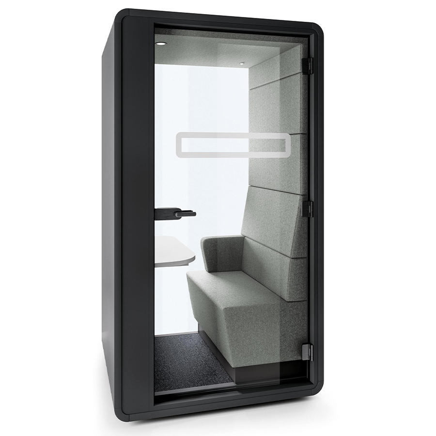 Hushoffice Telefonbox Hushhybrid in Wool Pelican