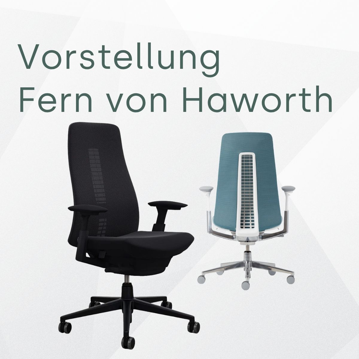 HAWORTH Fern Digital Knit | 150 kg | Strickbezug Dune Rose | Rahmen Snow