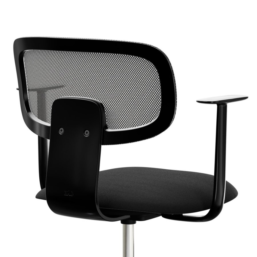 AKTION: HAG Tion mesh 2340-F001 Bürostuhl schwarz | Netzrücken | Stoff Cura Loop