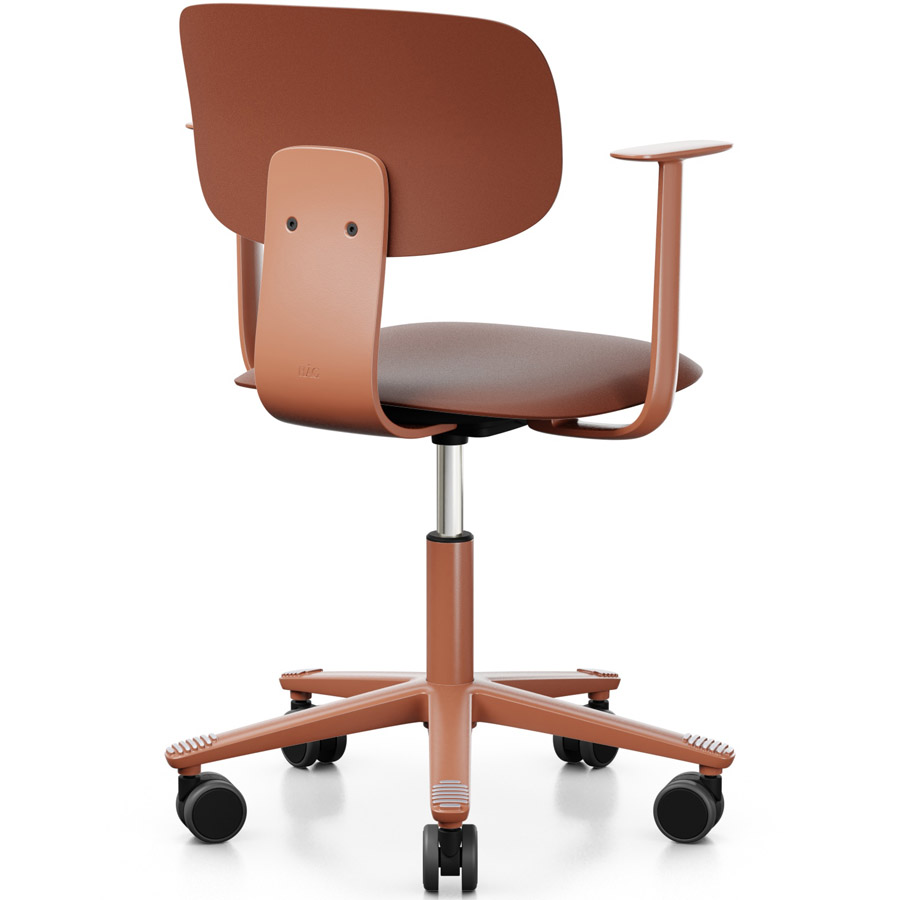 HAG Tion 2100 Bürostuhl Chestnut mit Armlehnen - Sitz u. Rückenschale Kunststoff