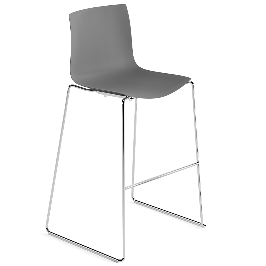 Arper CATIFA 46 (RE) Barhocker | einfarbig | Kufengestell
