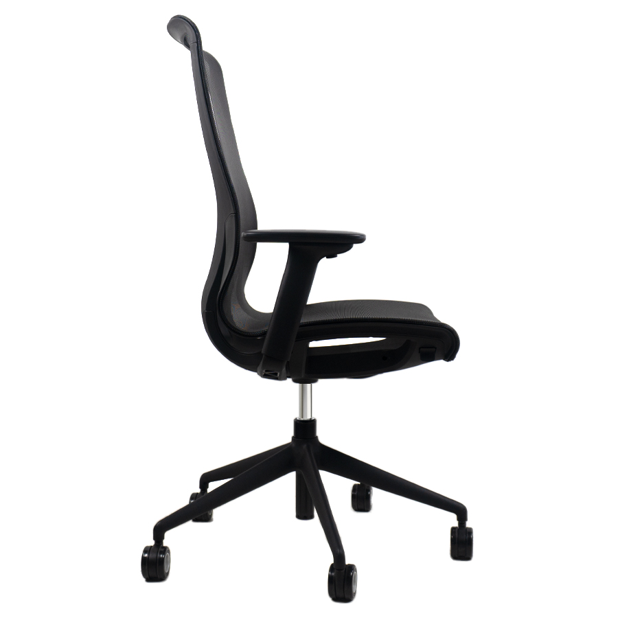 narbutas D-Chair Bürodrehstuhl | Schwarz | 4D Armlehnen