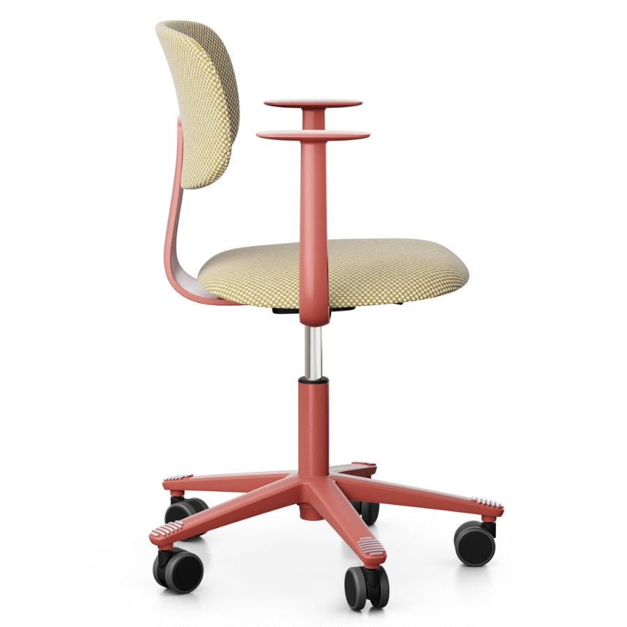 HAG Tion 2160 Bürostuhl Blush Rose | Sitz u. Rücken gepolstert | Stoff Sisu 405