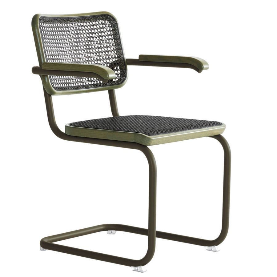 THONET S 64 V | Dark Melange Edition Herkner Konfigurator | Stahlrohr-Freischwinger