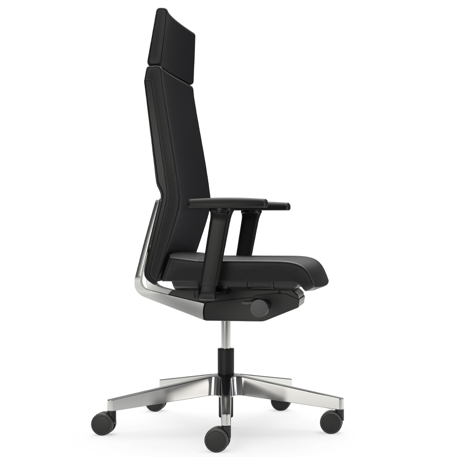 Interstuhl YOSTERis3 366Y Chefsessel Bürostuhl Leder schwarz