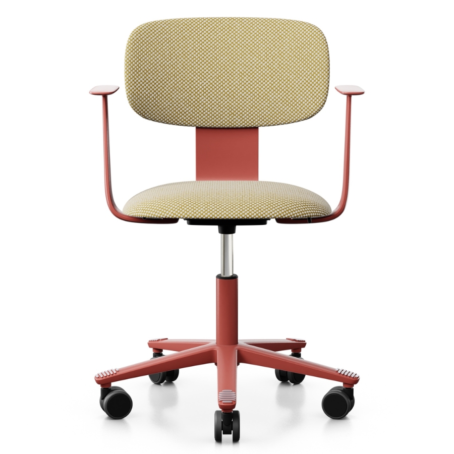 HAG Tion 2160 Bürostuhl Blush Rose | Sitz u. Rücken gepolstert | Stoff Sisu 405