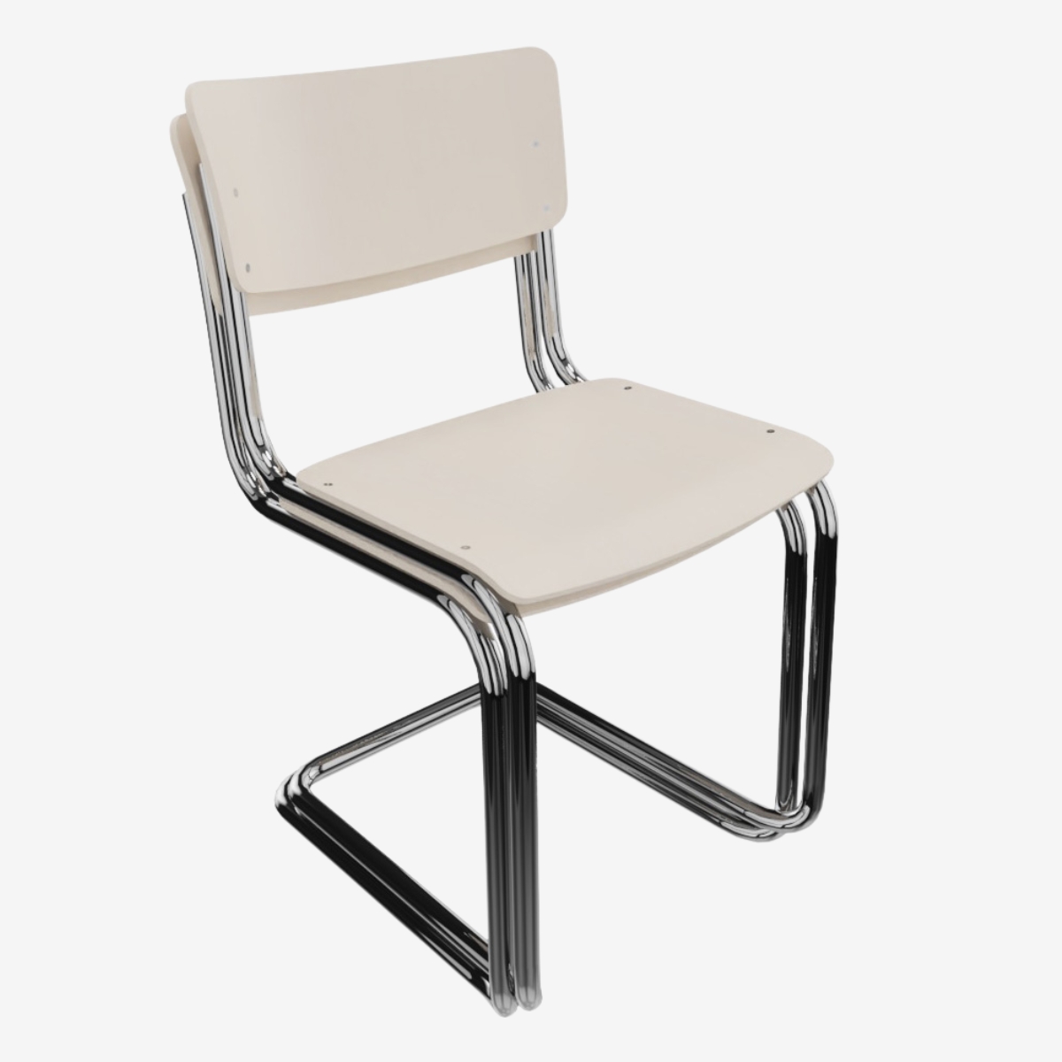 THONET S 43 (ST) | Konfigurator | Stahlrohr-Freischwinger | Gestell verchromt