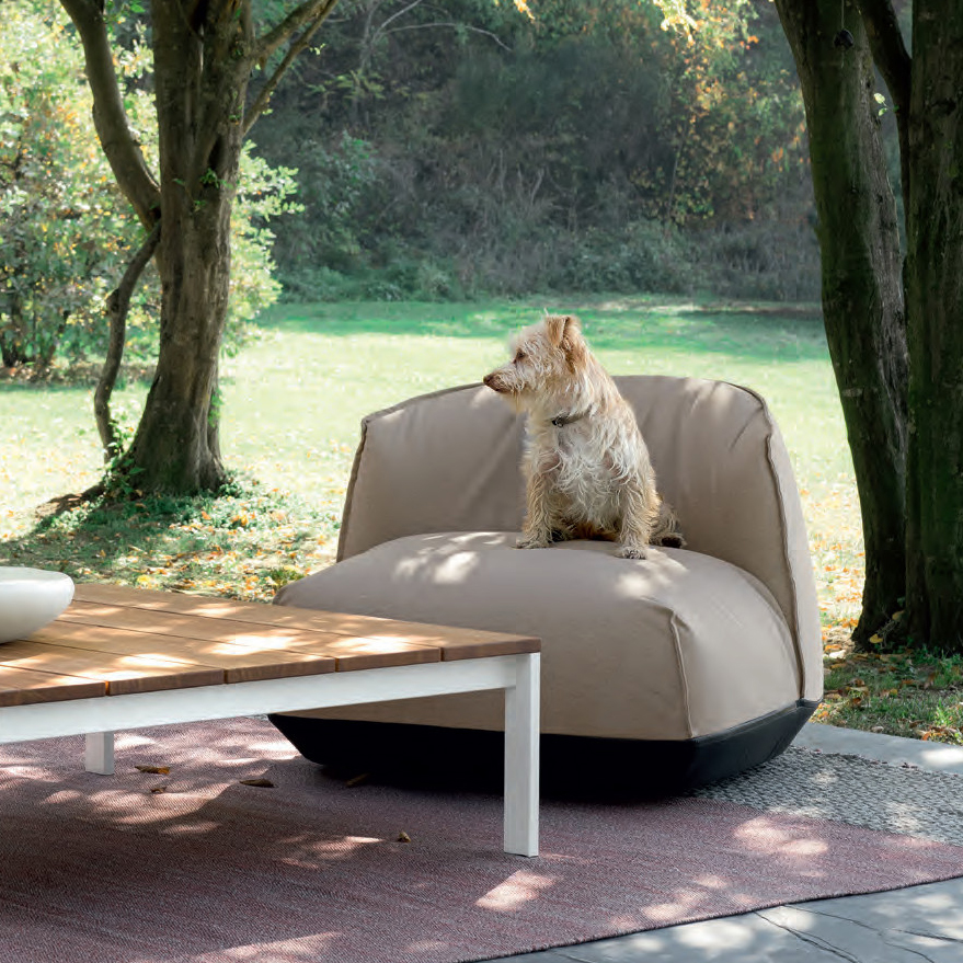 Kristalia be-Easy | Gartentisch | Couchtisch | Slatted mit Teakholz Platte | Konfigurator