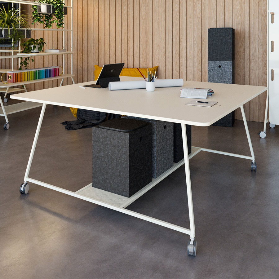Palmberg P5 FLEX Meetingtisch | Rollen | verschiedene Größen | Konfigurator