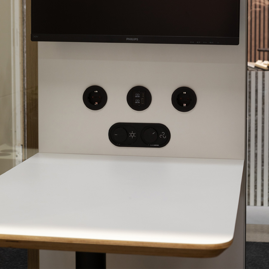 RWH Meetingbox Chat | Akustikbox für 4 Personen | Weiß | Konfigurator