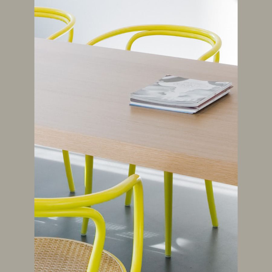 THONET 209 | KONFIGURATOR | Rohrgeflecht-Sitz hell | Buche farbig gebeizt