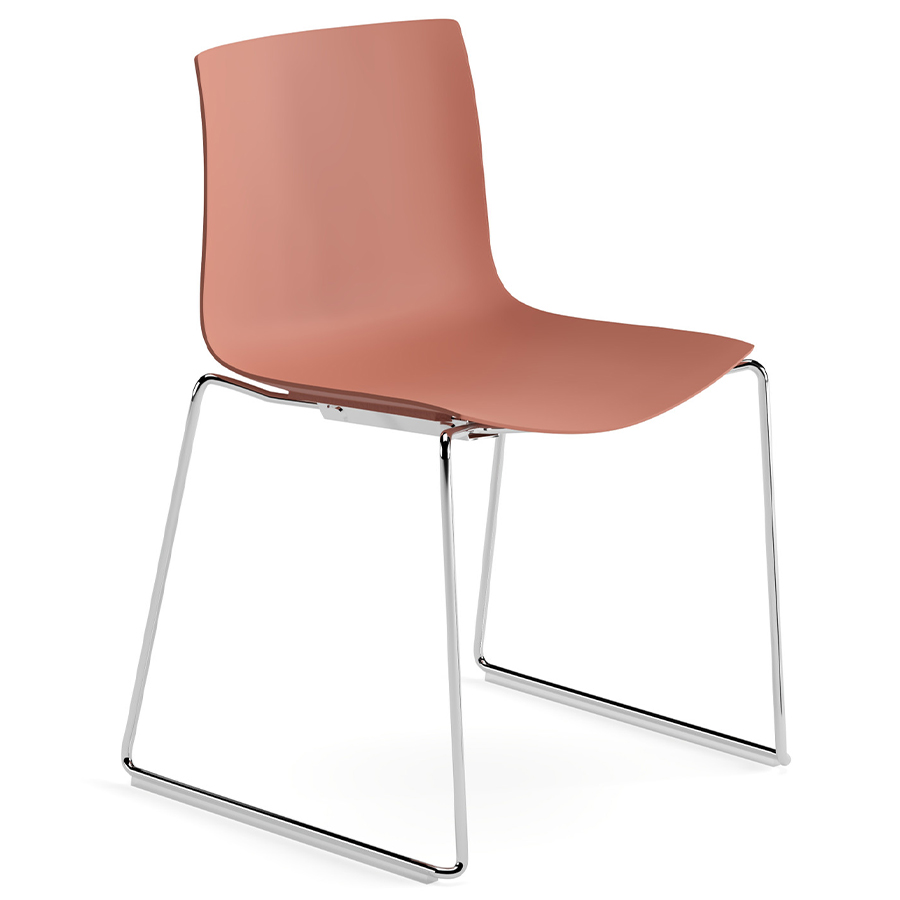 Arper CATIFA 46 0502 (RE) | einfarbig | Kufengestell | Esszimmerstuhl | Outdoor geeignet