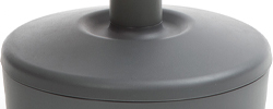 Kunststoff grau RAL 7043