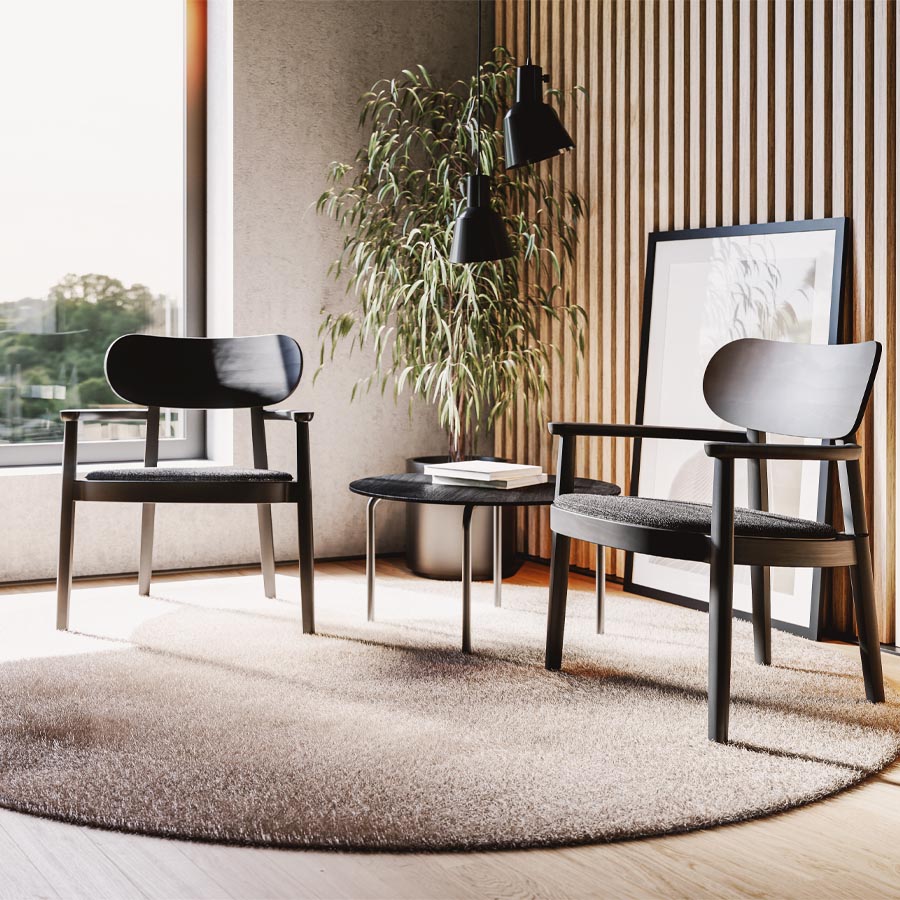 THONET 119 Holzstuhl mit Armlehnen - Beispielbild