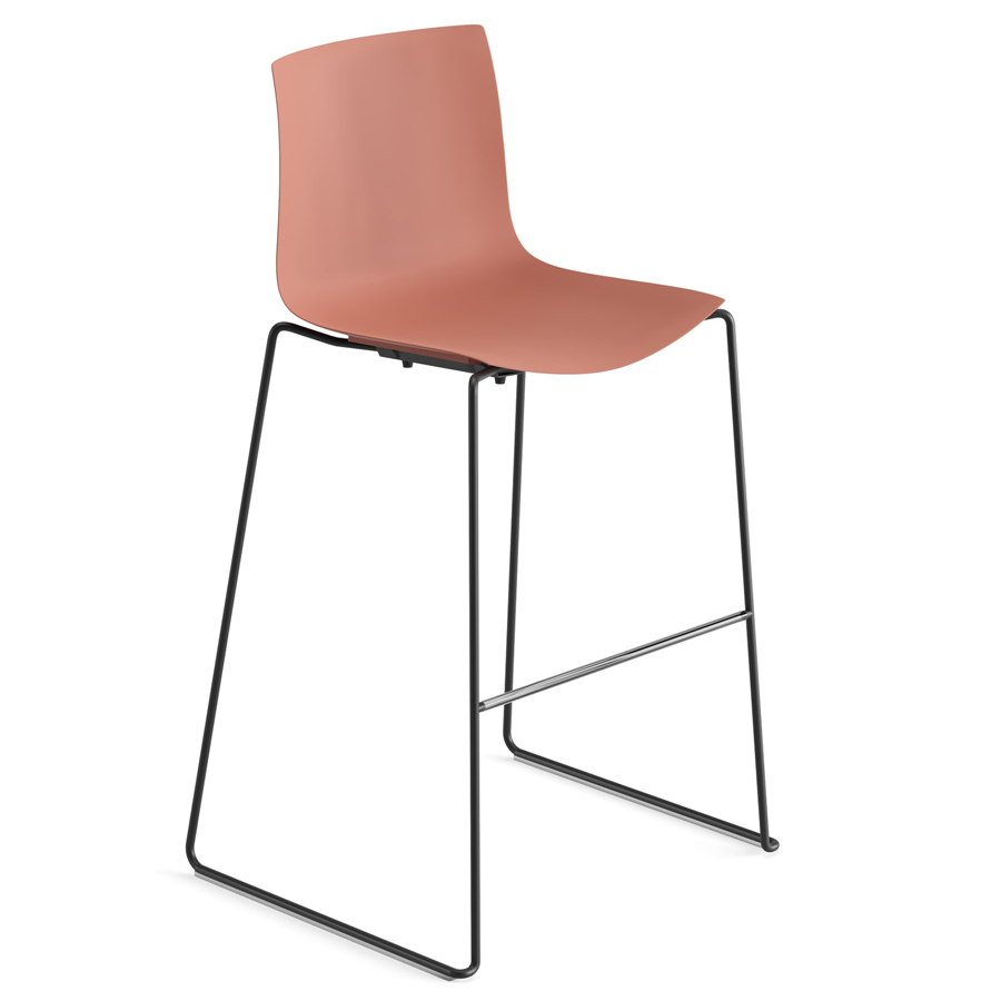 Arper CATIFA 46 (RE) Barhocker | einfarbig | Kufengestell