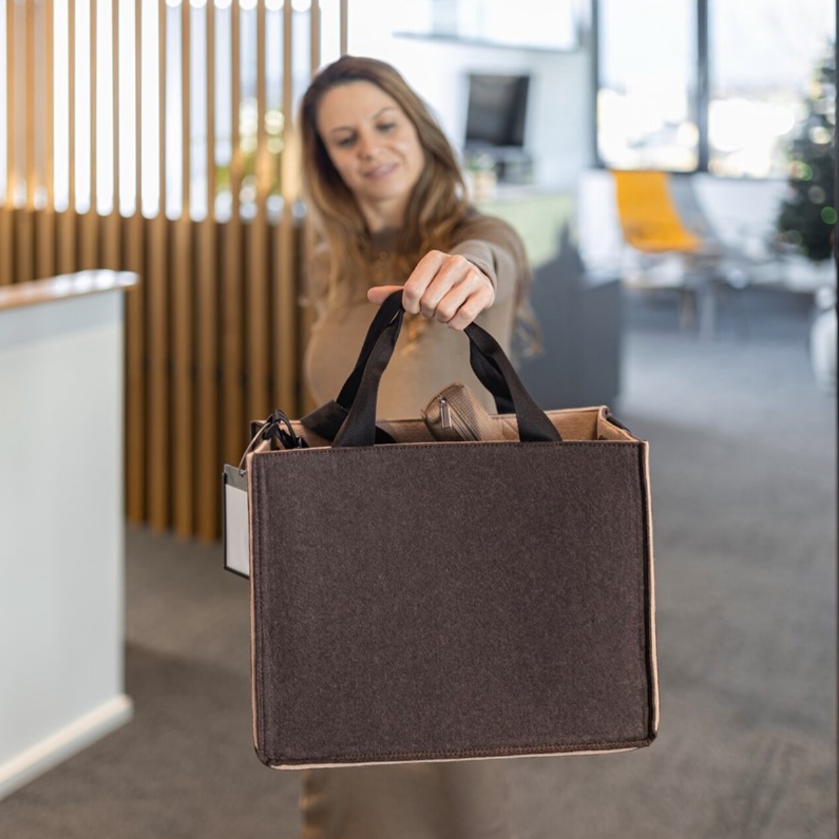 SIGEL Desk Sharing Bag Classic M bicolor (7)