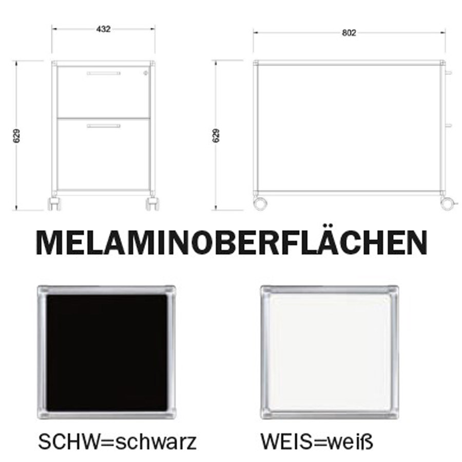 Bosse Modul Space Container 3-6 Gestell chrom - FAST&EASY