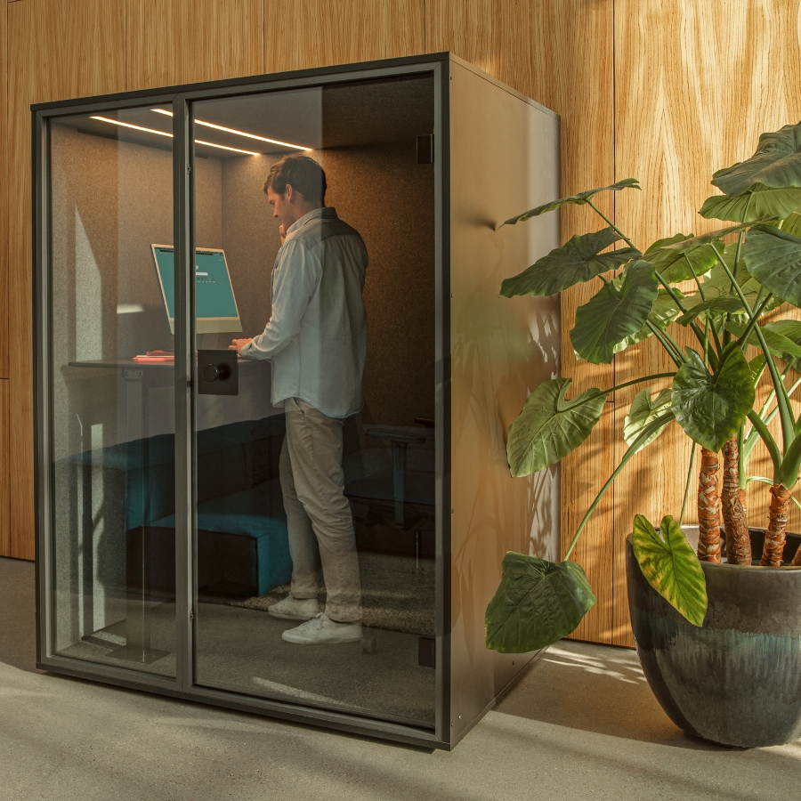 Berlin Acoustics Work Akustikbox in Schwarz