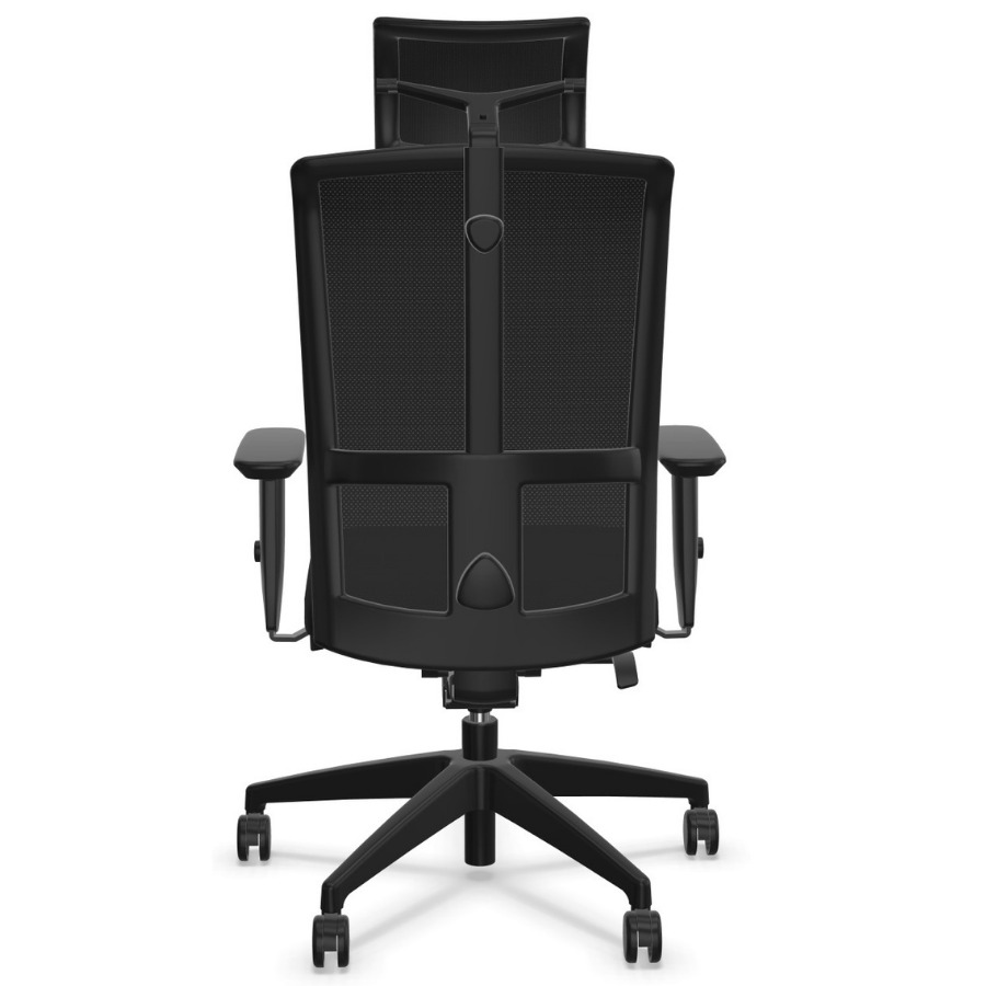 Interstuhl Goal-Air (175G) Bürostuhl Farbe schwarz - Rückansicht