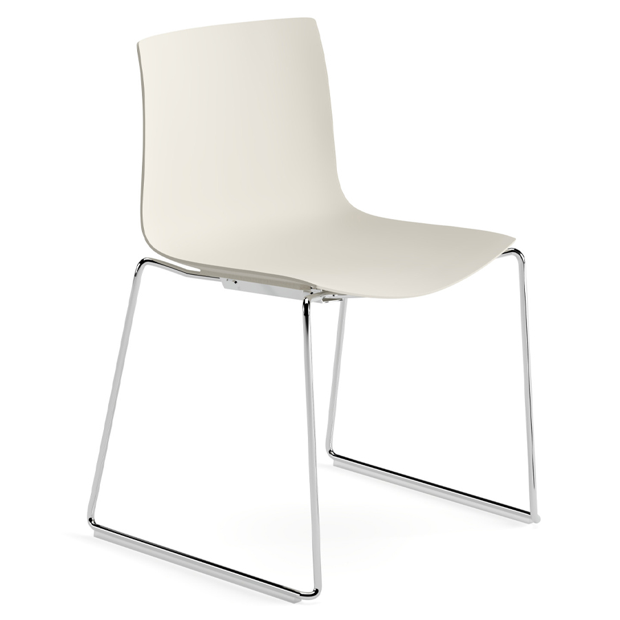 Arper CATIFA 46 0502 (RE) | einfarbig | Kufengestell | Esszimmerstuhl | Outdoor geeignet