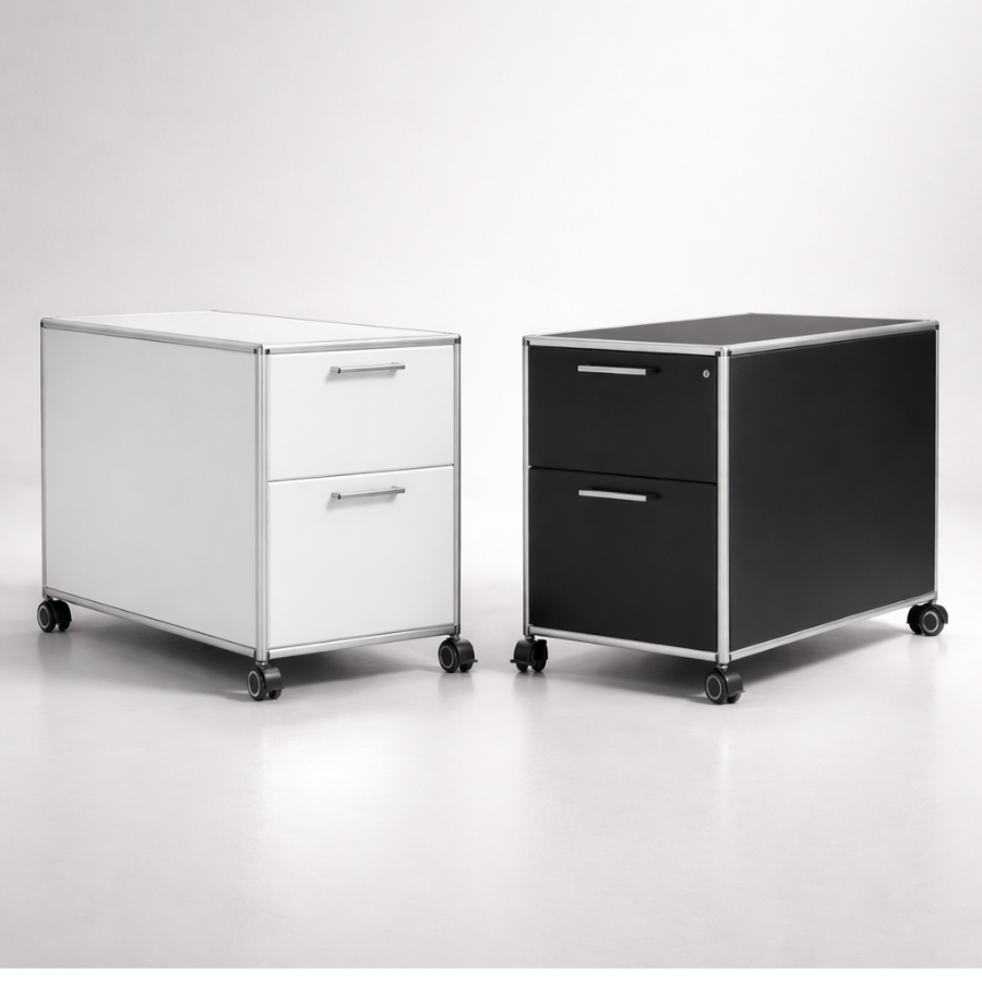BOSSE Fast and Easy Rollcontainer 3-6 | mit Hängeregistratur | Tiefe 80 cm | Konfigurator