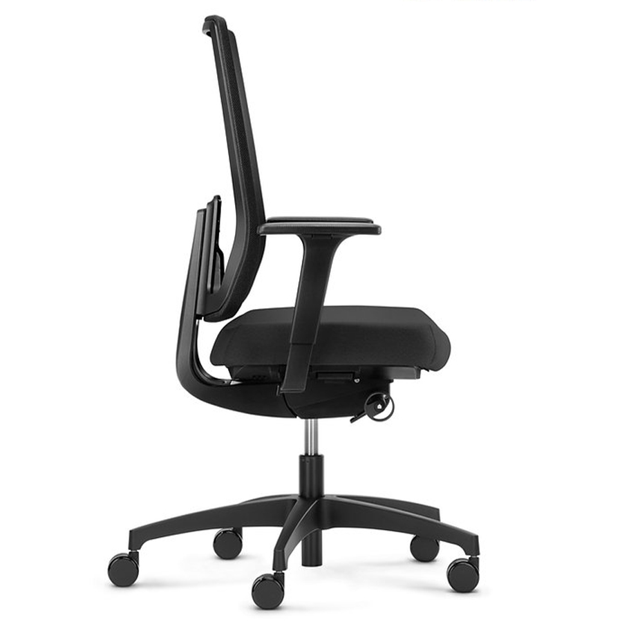 Dauphin Indeed mesh 7056 schwarz mit Netz-Rückenlehne
