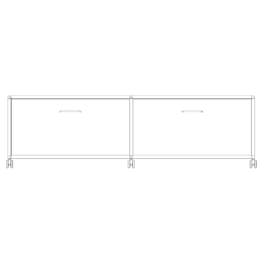 Bosse TV-Board 1 OH Breite 160 cm mit Klappe