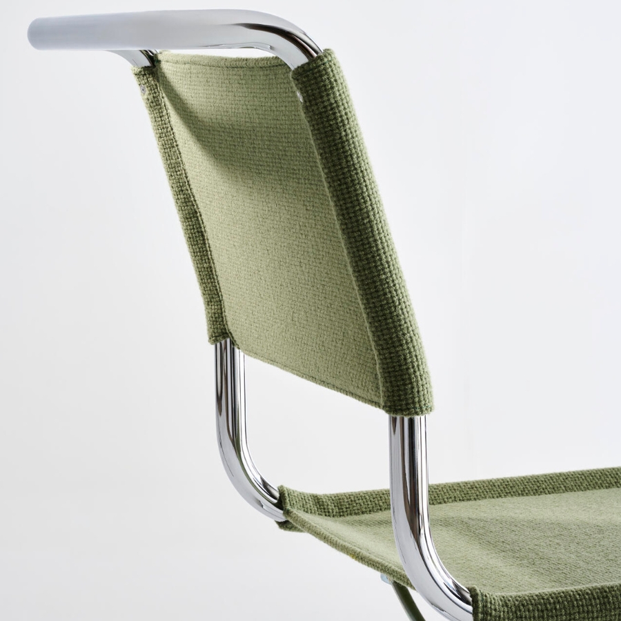 THONET Stahlrohr-Freischwinger S 33 V | Gestell chrom | Stoffgewebe | Konfigurator