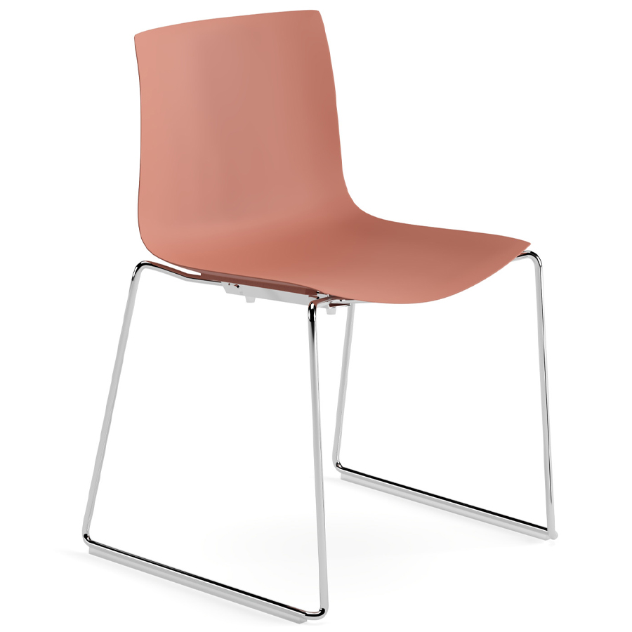 Arper CATIFA 46 0502 (RE) | einfarbig | Kufengestell | Esszimmerstuhl | Outdoor geeignet