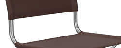 Leder schokobraun