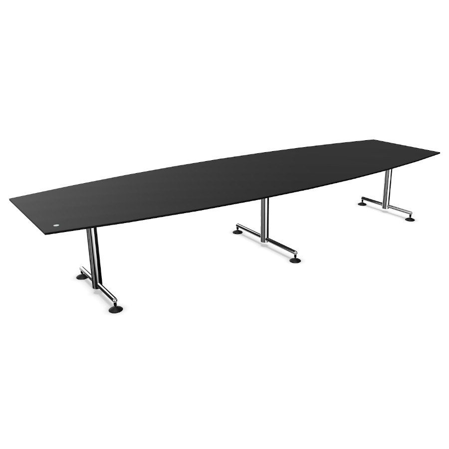 Bosse Modul Space Conference-Tisch M1 in Schwarz Länge 4000 cm