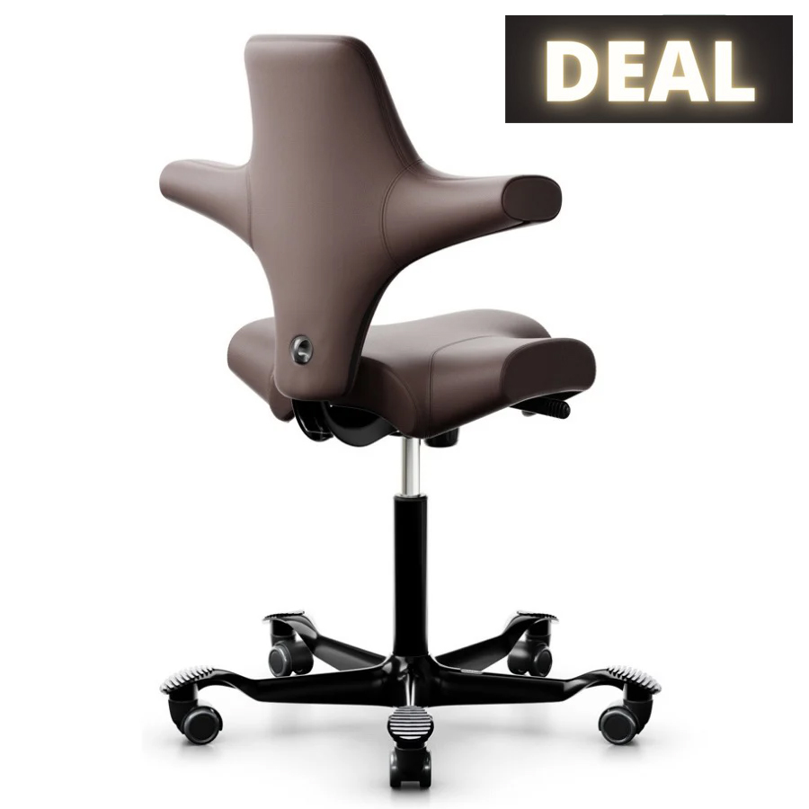 HAG CAPISCO 8106 | Leder braun | Gestell Schwarz