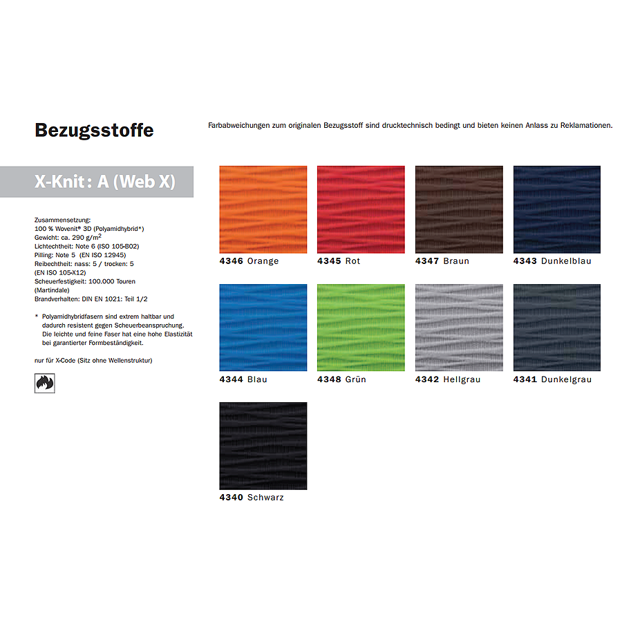 Dauphin X-CODE XC 5310 PURE STYLE Bürostuhl | Schwarz | Netzrücken | Konfigurator