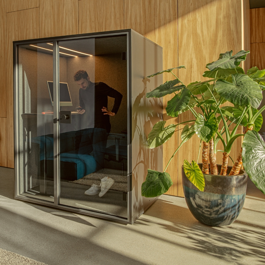 Berlin Acoustics Work Akustikbox in Weiß