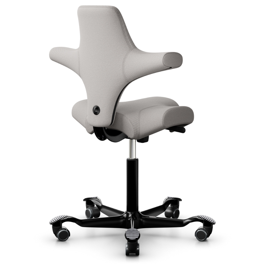 HAG Capisco 8106 Stoff Oceanic hellbeige OCI014, Gestell schwarz