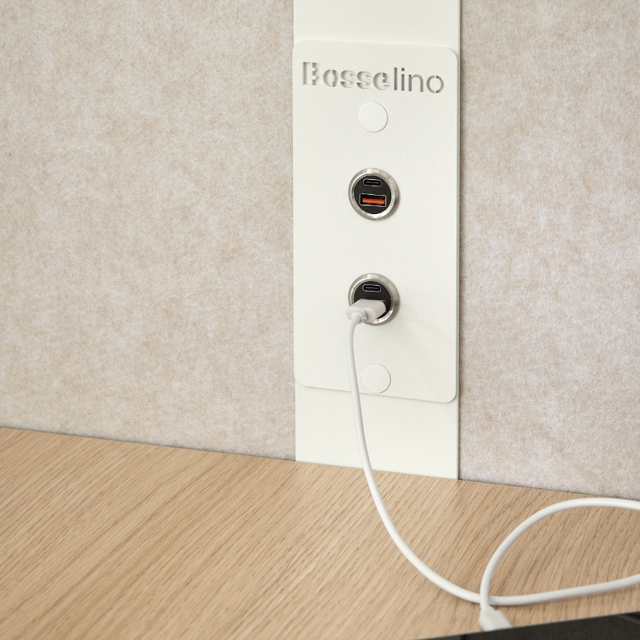 BOSSE Bosselino Meetingbox DUO Black Edition | für 2 Personen | Komplettmodell | Akustikbox