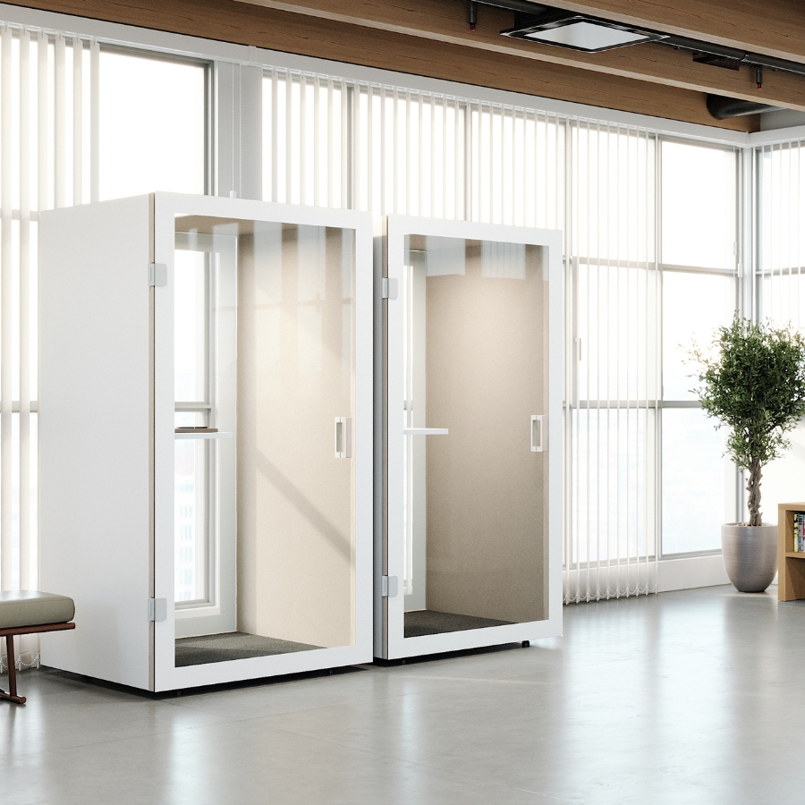 RWH Akustikbox Telefonbox Cube 1 | Weiß | Konfigurator