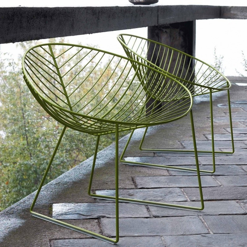 Arper Leaf 1821 Loungesessel grün