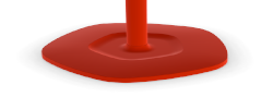 Orangerot (auslaufende Farbe)