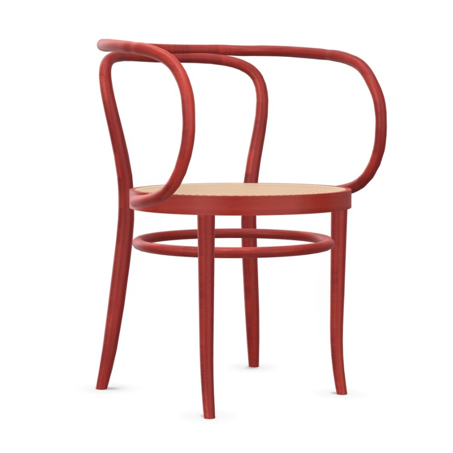 THONET 209 | KONFIGURATOR | Rohrgeflecht-Sitz hell | Buche farbig gebeizt