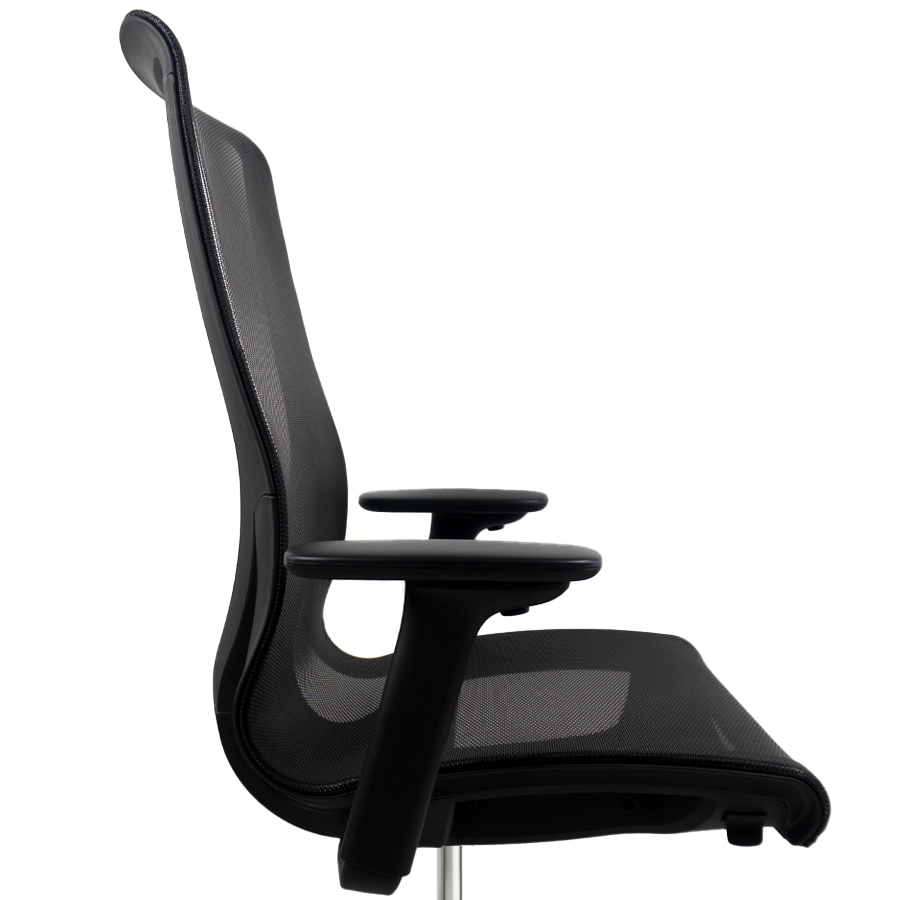 narbutas D-Chair Bürodrehstuhl | Schwarz | 4D Armlehnen