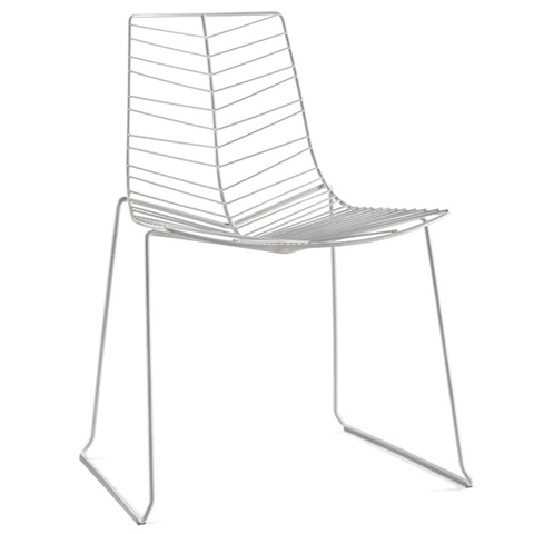 Arper Leaf Stuhl 1819 weiß
