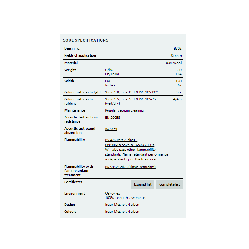 Cascando PILLOW SPACE XL RAUMTRENNER 193 cm Höhe