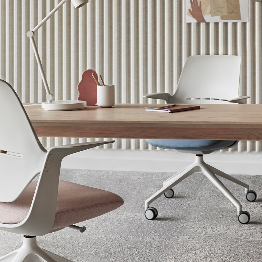 Profim TrilloPro 20HST Konferenzstuhl mit Rollen, Stoff Select 65117 und 67098