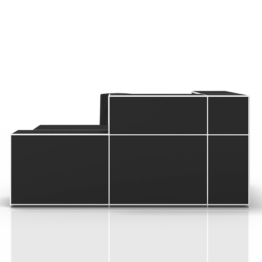 Bosse Modul Space Empfangstheke 3 schwarz