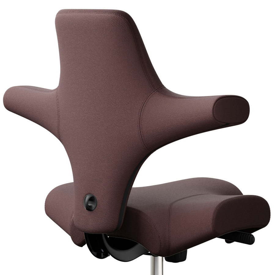 HAG CAPISCO 8106 | Wollstoff Select chestnut | Gestell schwarz
